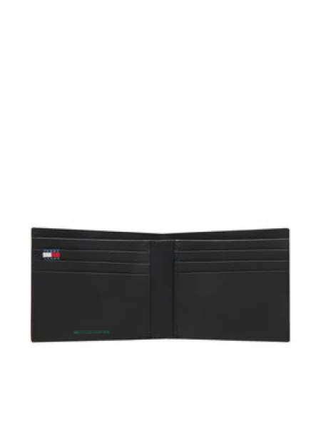 Tommy Jeans Peněženka HERITAGE námořnická modř / krvavě červená offwhite černá