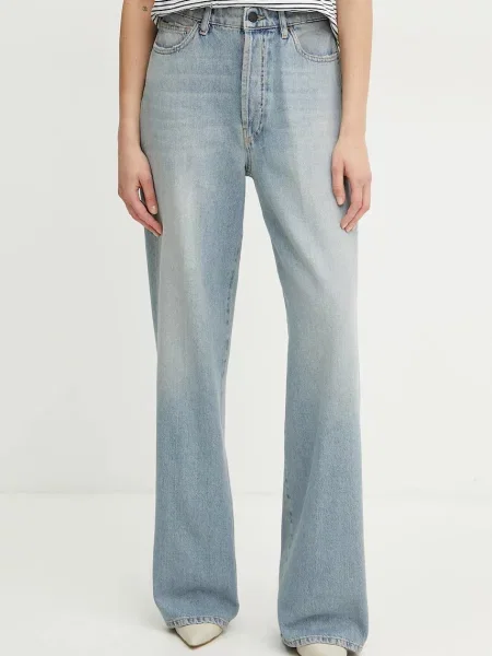 Džíny Liviana Conti high waist modré