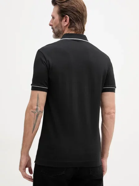 Lacoste Organiczna Koszulka Polo Paryż Regular Fit czarna