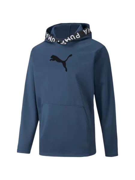 Hanorac cu glugă Puma cu autograf albastru