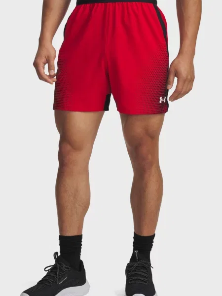 Короткие спортивные шорты Under Armour красные
