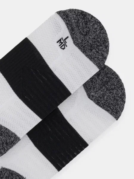 ADIDAS PERFORMANCE Športové ponožky RunxBoost sivá melírovaná / čierna biela