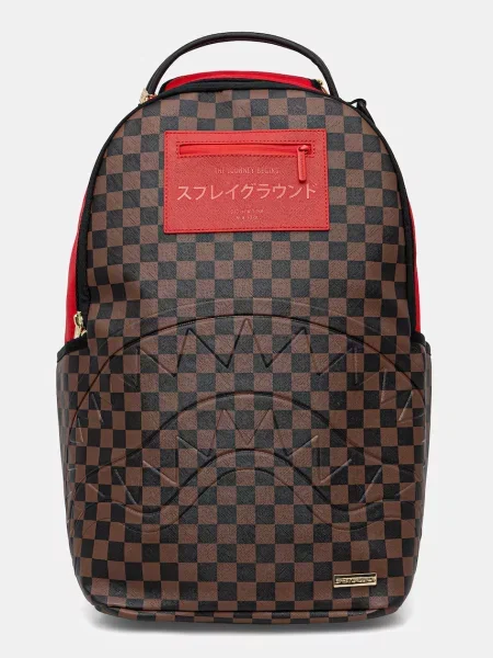 Sprayground Rucsac RED REDEMPTION maro