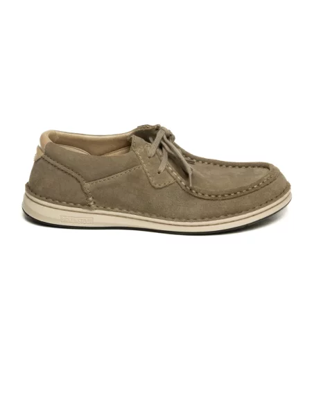 Półbuty Birkenstock skórzane beżowe