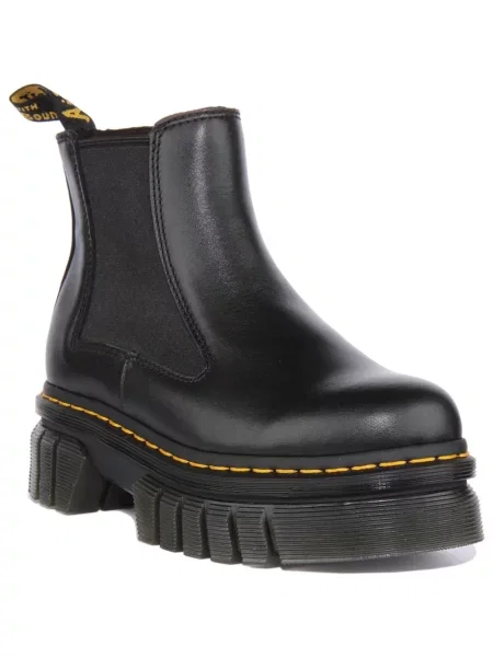 Dr. Martens Audrick Leather Platfrom Chelsea Boots Kobiety Obuwie Dr. Martens Size: 7 czarny