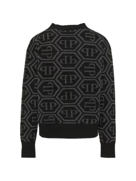 Sweter dziecięcy Philipp Plein czarny