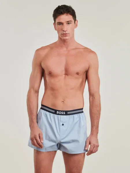 BOSS BLACK 3 db-os boxeralsó szett 3P Woven Boxer fekete