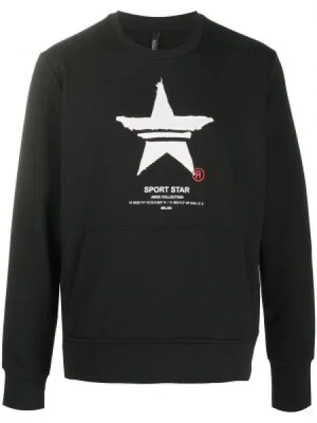 Mikina Neil Barrett s potiskem černá