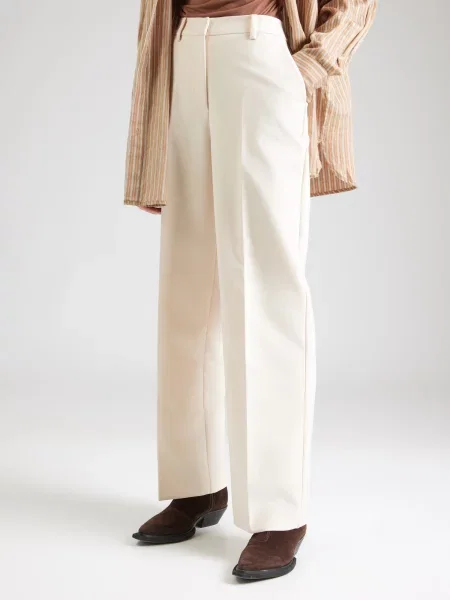 Peppercorn Pantaloni cu dungă Gina crem