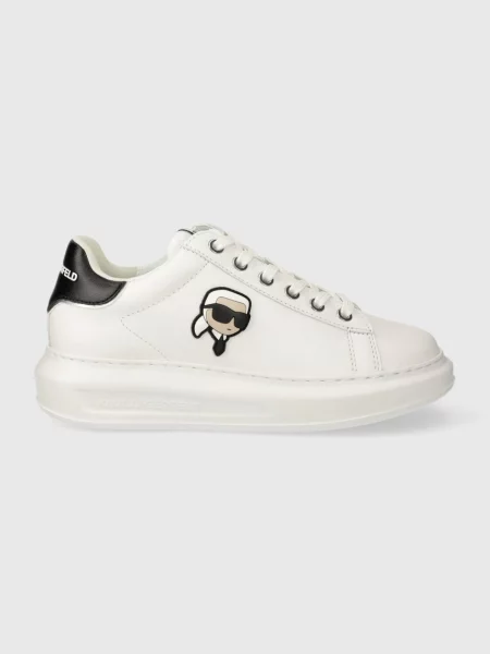Karl Lagerfeld sneakers din piele KAPRI alb
