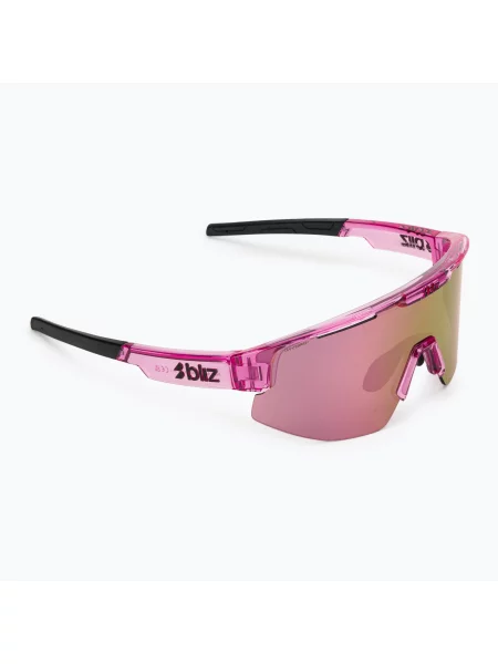 Okulary przeciwsłoneczne Bliz Matrix Small transparent pink/brown rose multi różowe