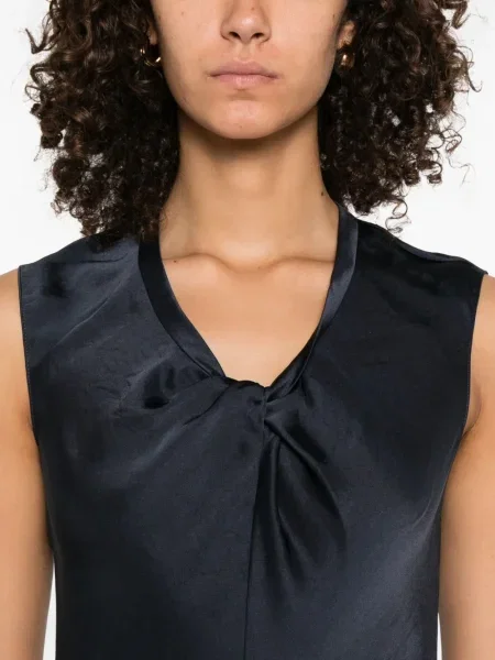 Rochie fără mâneci Theory fără mâneci de costum albastru