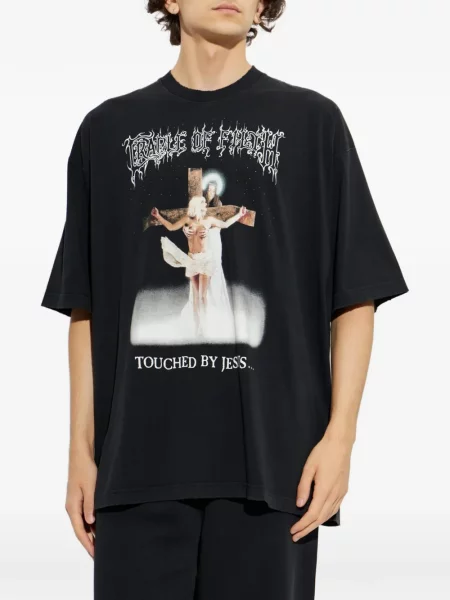 Μπλούζα Vetements με σχέδιο μαύρο