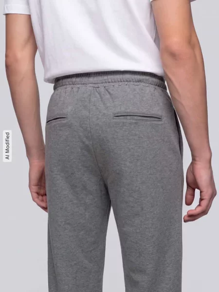 Spodnie dresowe o kroju loose fit z czystej bawełny model LINO' Don't Waste Culture
