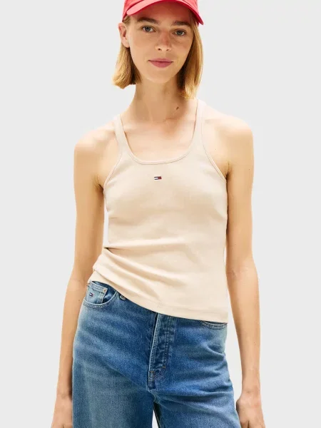 Майка Tommy Jeans бежева