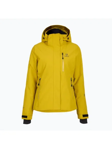 Дамско скиорско яке Halti Radius DX golden palm жълто