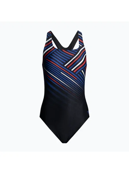 Olcsóbban. Speedo Digital Placement Medalist női egyrészes fürdőruha fekete/piros Méret: 34 fekete