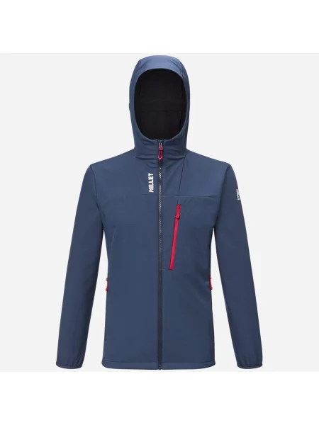 Kurtka softshell Millet Seneca Shield Bleu niebieska