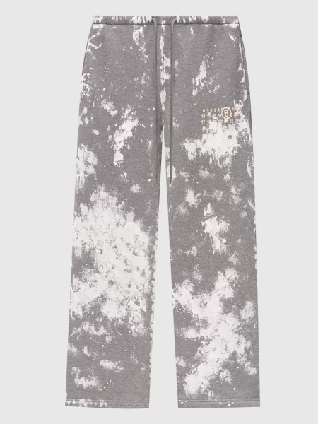 Спортивні штани з пинтом логотипа Maison Margiela Mm6 сірі