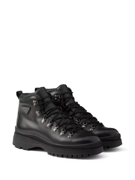 Botine Prada din piele negru