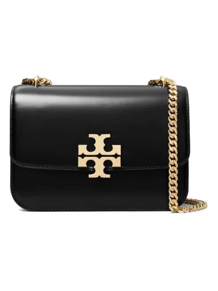 Tory Burch torebka skórzana Eleanor czarna