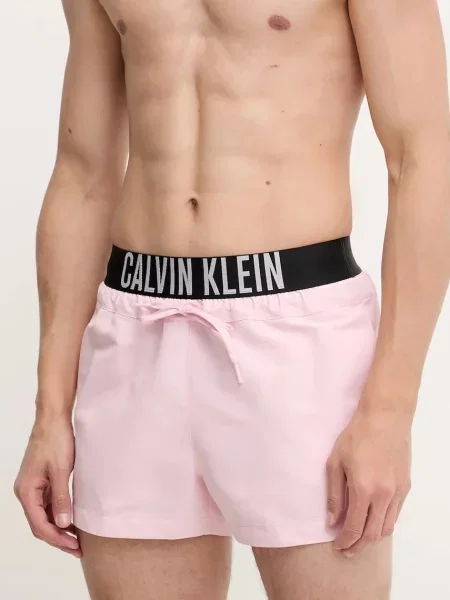 Плувни шорти Calvin Klein розово