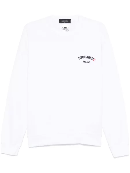 Hanorac Dsquared2 cu autograf alb