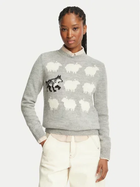 Weekend Max Mara Megztinis Nitra pilka