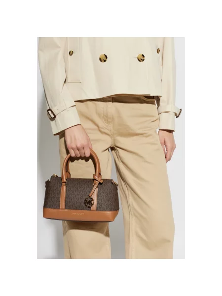 Torebka Michael Kors skórzana beżowa