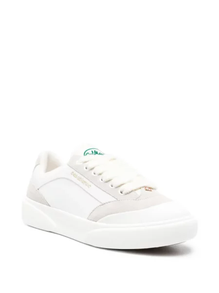 Szarvasbőr sneaker Casablanca nyomtatás fehér