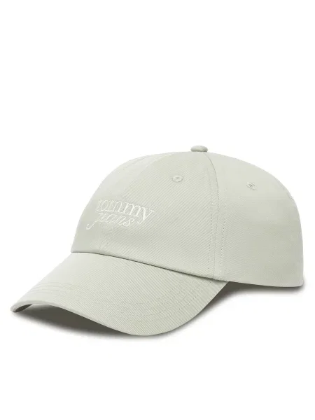Καπέλο Jockey Tommy Jeans Script πράσινο
