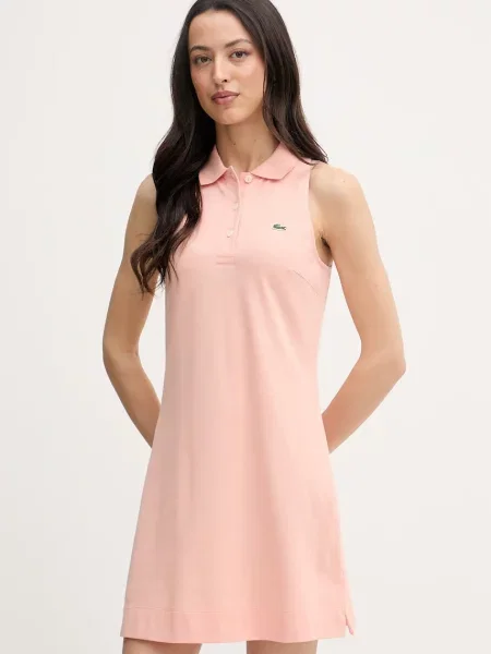 Lacoste letní šaty s růžové