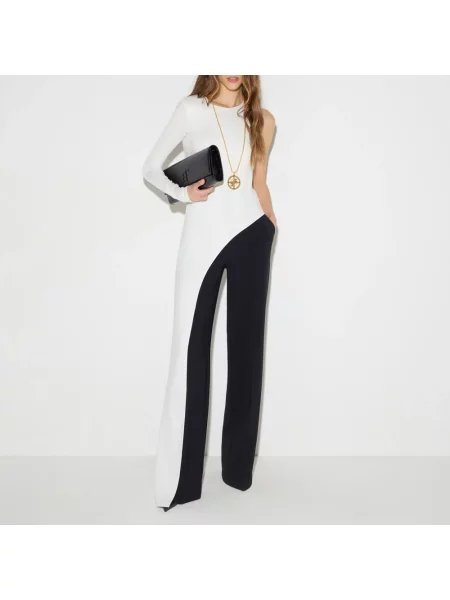 Dzianinowy top Elisabetta Franchi beżowy