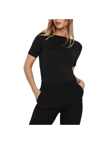 VERO MODA Tričko Panda' čierna