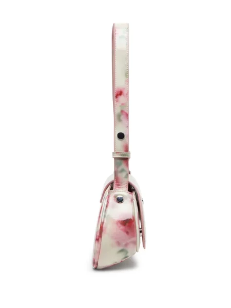 Geantă Diesel cu model floral cu imagine alb
