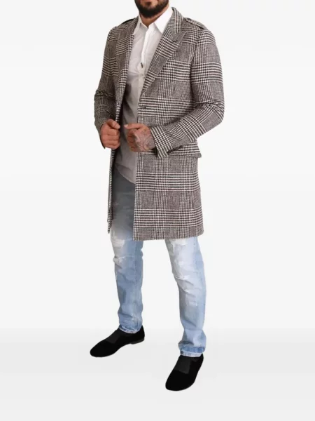 Kockás kabát Dolce & Gabbana