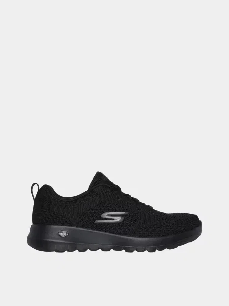 Кросівки для спорту Skechers текстиль/штучна шкіра чорний