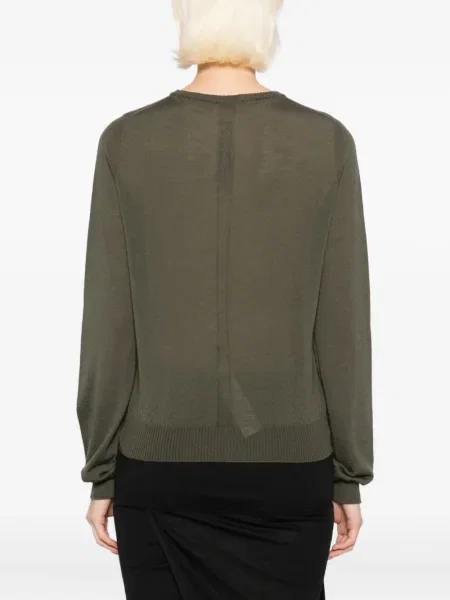 Top Rick Owens biker verde