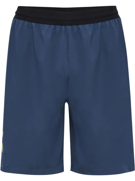 Hummel Pantaloni sport Lead Pro bleumarin / verde limetă / negru albastru
