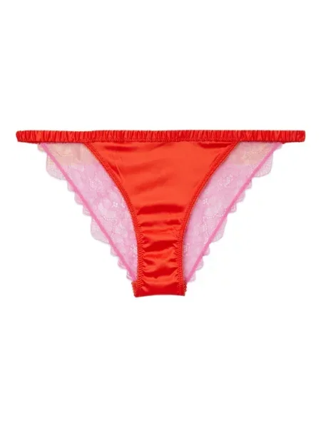 Chiloți Love Stories din satin roșu