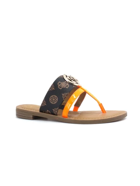 Japonki Guess brązowe
