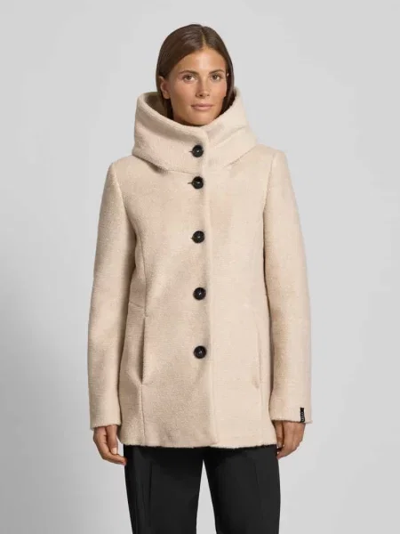 Kurtka krój regular fit z dodatkiem wełny model „JESSE” Milo Coats biała