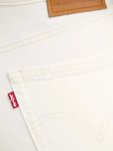 Levi's Дънки RIBCAGE STRAIGHT ANKLE бяло