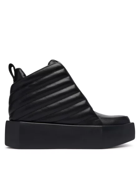Škornji United Nude Stone Puffy Mid črna