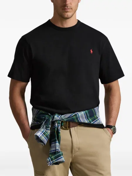 Gulerat șosete Polo Ralph Lauren de lână cu dungi negru