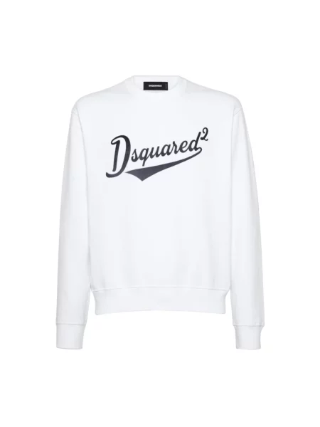 Bluza Dsquared2 z dżerseju biała