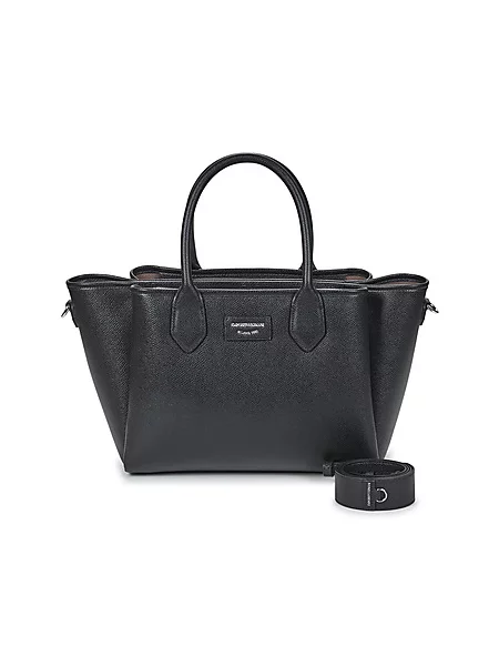 Klasična torbica Emporio Armani iz umetnega usnja črna