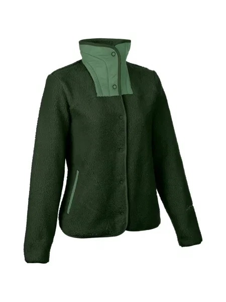 Cardigan Lamunt din fleece verde