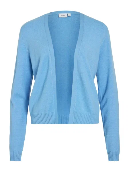 VILA Geacă tricotată VIRIL deschis albastru