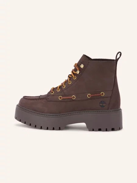 Timberland Botki Sznurowane Stone Street braun brązowe